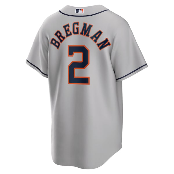Alex Bregman Houston Astros Nike Road Replica Player Name Jersey - Gray/White - Image 4