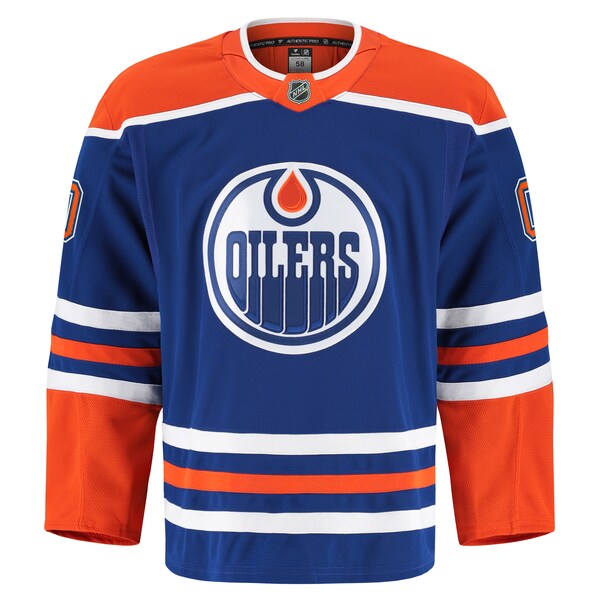 Edmonton Oilers Home Authentic Pro Custom Jersey - Royal/Light Beige - Image 3