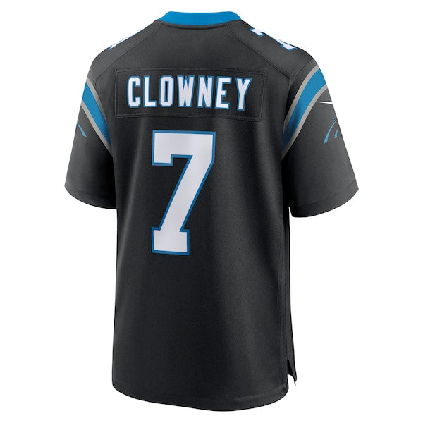 Jadeveon Clowney Carolina Panthers Nike Game Jersey - Black/Blue - Image 4