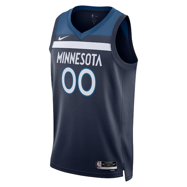 Minnesota Timberwolves Nike Unisex Swingman Custom Jersey Navy - Icon Edition - Image 2