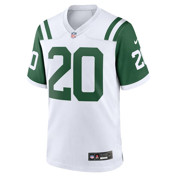 Breece Hall New York Jets Nike Classic Alternate Game Jersey - White - Image 2