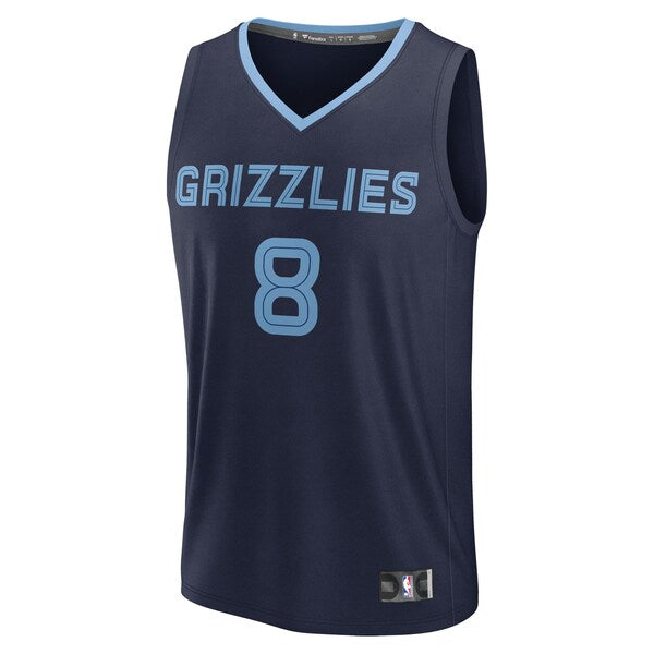 Jaren Jackson Jr. Memphis Grizzlies Fast Break Replica Jersey - Navy - Icon Edition - Image 2