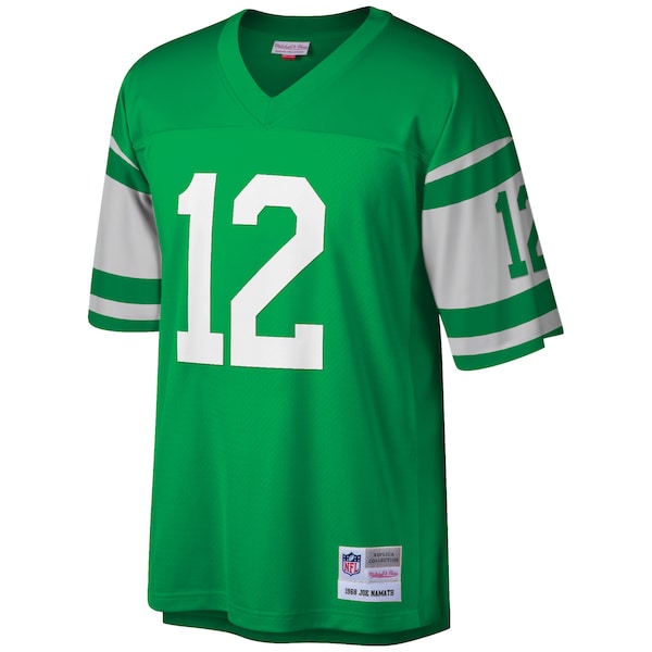 Joe Namath New York Jets Big & Tall 1968 Retired Player Replica Jersey - Green - Image 2