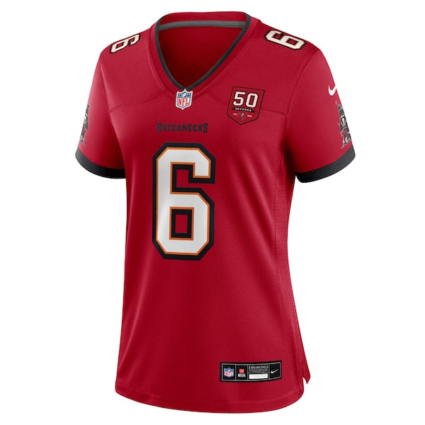 Baker Mayfield Tampa Bay Buccaneers Nike Women's 50th Season Team Game Jersey - Red/White - Image 3