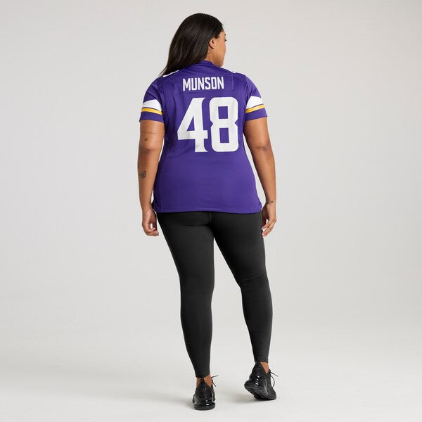 Calvin Munson Minnesota Vikings Nike Women's Game Jersey - Purple - Image 7
