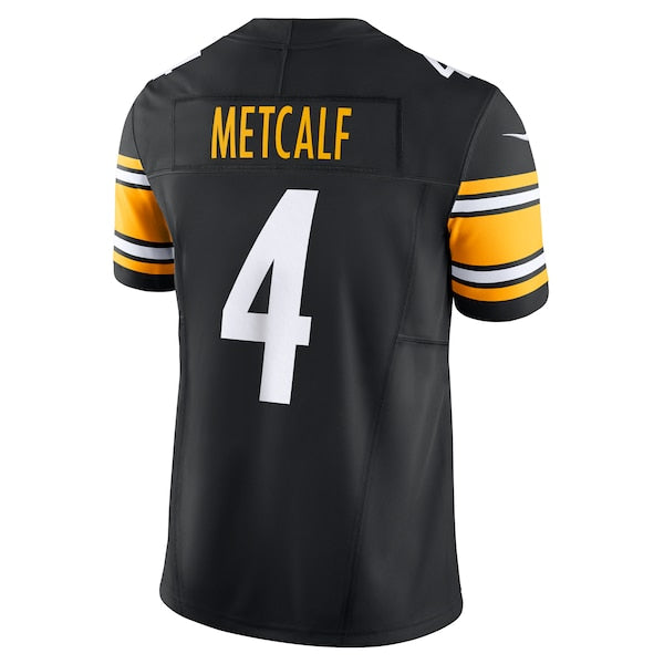 DK Metcalf Pittsburgh Steelers Nike Team Vapor F.U.S.E. Limited Jersey - Black - Image 3