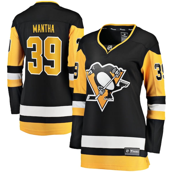 Anthony Mantha Pittsburgh Penguins Women's Home Breakaway Jersey - Black