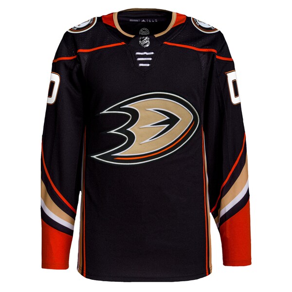 Anaheim Ducks adidas Home Primegreen Authentic Custom Jersey - Black - Image 2
