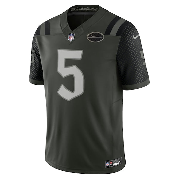 Garrett Wilson New York Jets Nike 2025 Rivalries Collection Limited Jersey - Gotham Green - Image 2