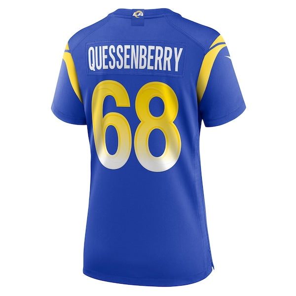 David Quessenberry Los Angeles Rams Nike Women's Team Game Jersey - Royal - Image 6