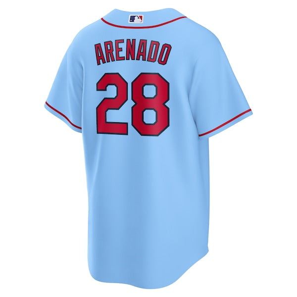 Nolan Arenado St. Louis Cardinals Nike Alternate Official Replica Player Jersey - Light Blue - Image 3