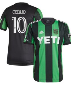 Cecilio Dom¨ªnguez Austin FC adidas 2021 Primary Authentic Jersey - Black
