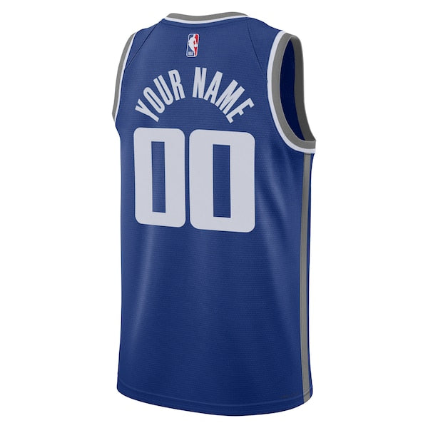 Sacramento Kings Nike Unisex 2023/24 Custom Swingman Jersey - Blue - City Edition - Image 3