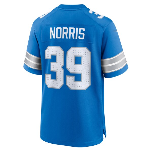 Morice Norris Detroit Lions Nike Game Jersey - Blue - Image 2