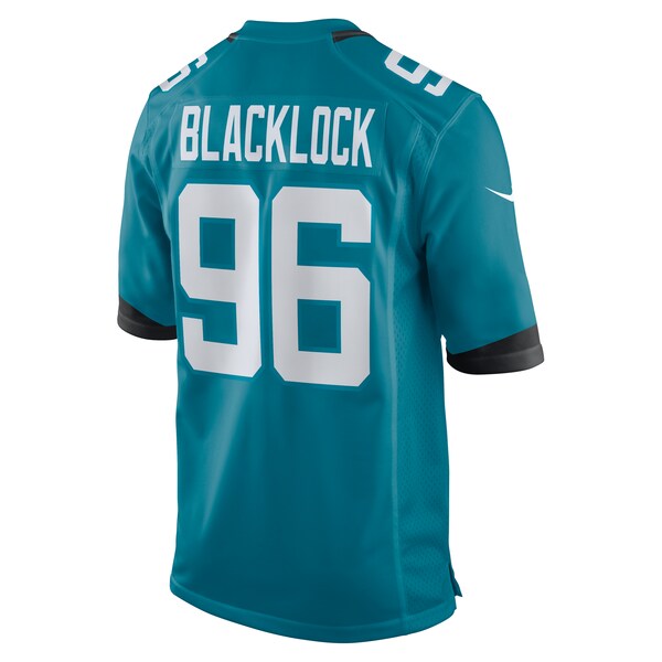 Ross Blacklock Jacksonville Jaguars Nike Team Game Jersey - Teal - Image 3
