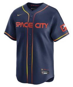 Alternative view of Jeremy Pe?a Houston Astros Nike City Connect Limited Player Jersey - Navy