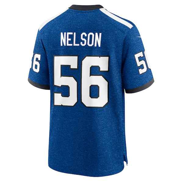 Quenton Nelson Indianapolis Colts Nike Indiana Nights Alternate Game Jersey - Royal - Image 3