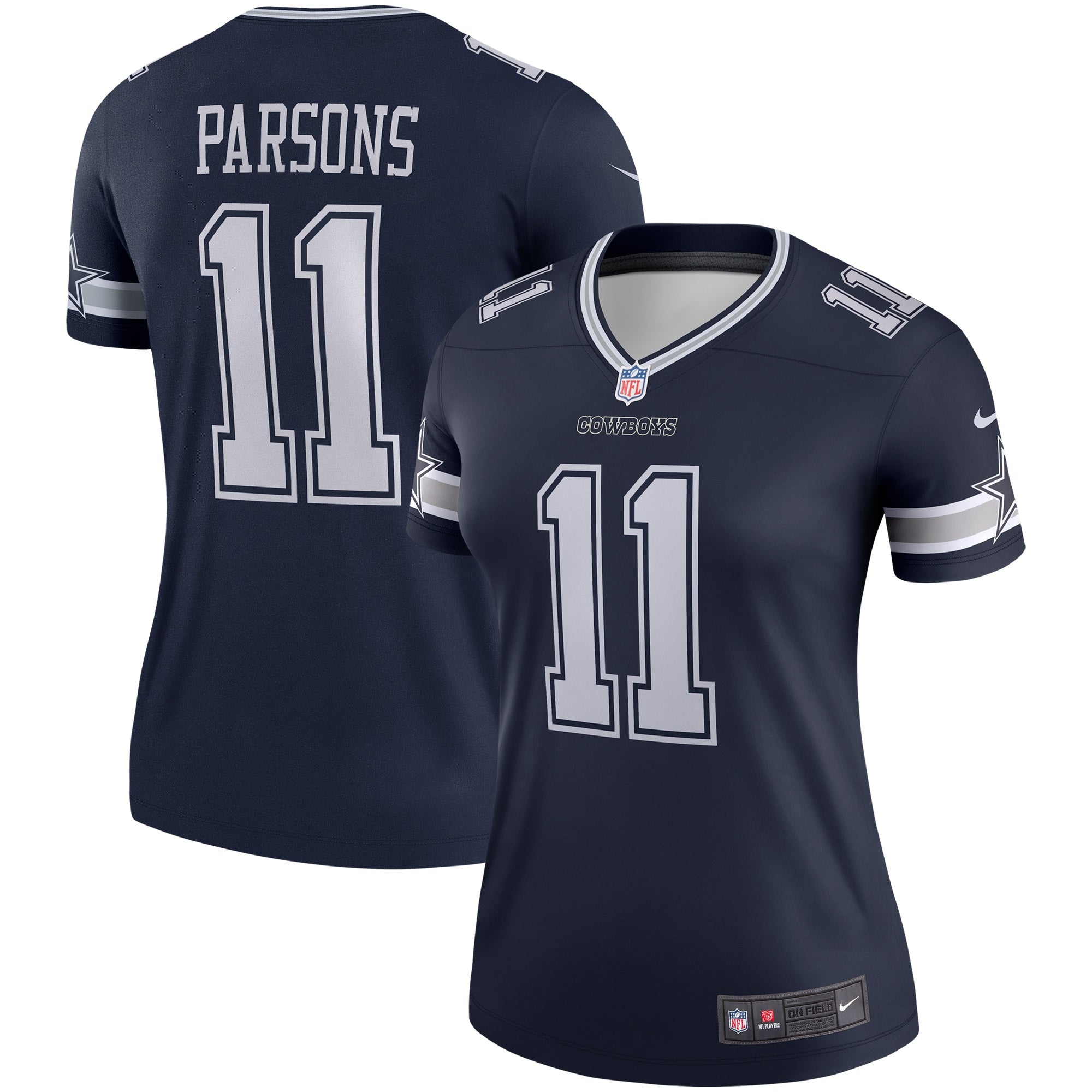 Micah Parsons Dallas Cowboys Nike Women's Alternate Legend Jersey - White/Navy - Image 6