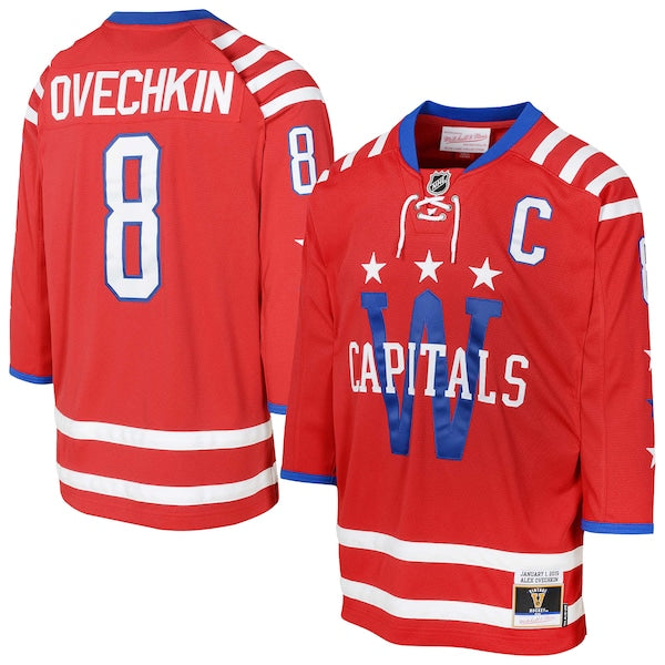 Alexander Ovechkin Washington Capitals Youth 2015 Blue Line Player Jersey - Red