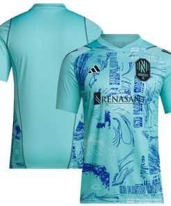Nashville SC adidas 2024 One Planet Replica Jersey - Green