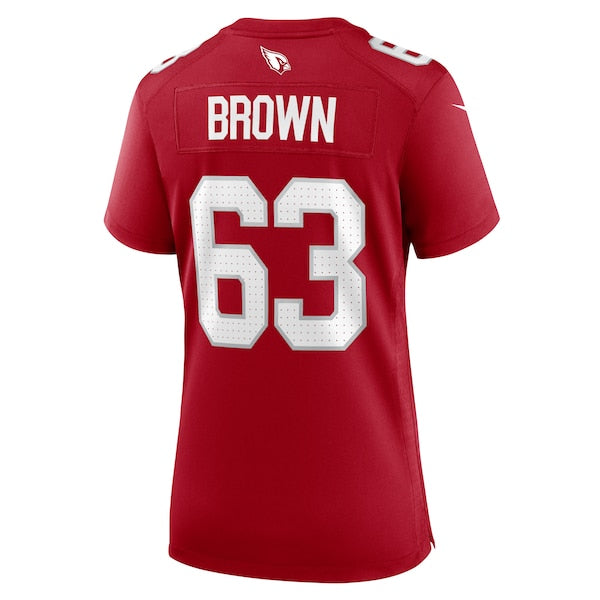 Evan Brown Arizona Cardinals Nike Women's Team Game Jersey - Cardinal - Image 3