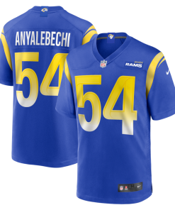 Kelechi Anyalebechi Los Angeles Rams Nike  Game Jersey - Royal