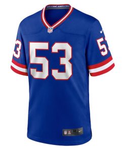 Alternative view of Harry Carson New York Giants Nike Classic Retired Player Game Jersey - Royal