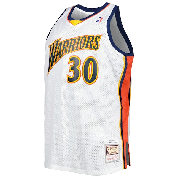 Stephen Curry Golden State Warriors Big & Tall Hardwood Classics 2008/09 Swingman Jersey - White - Image 2