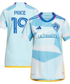 Jack Price Colorado Rapids adidas Women's 2024 New Day Kit Replica Jersey - Light Blue