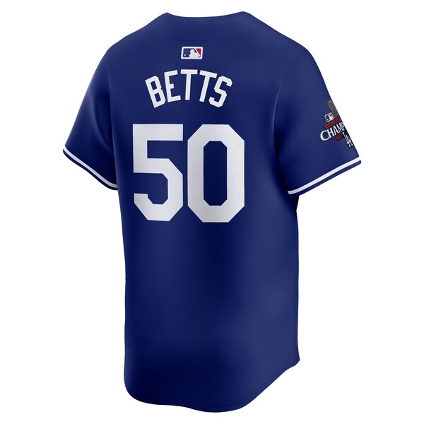 Mookie Betts Los Angeles Dodgers Nike 2024 World Series Champions Alternate Limited Player Jersey - Royal - Image 3