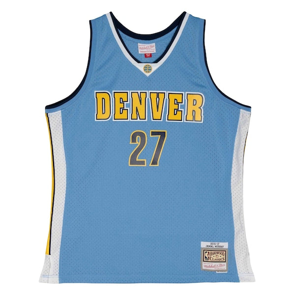 Jamal Murray Denver Nuggets 2016/17 Throwback Swingman Jersey - Powder Blue - Image 5
