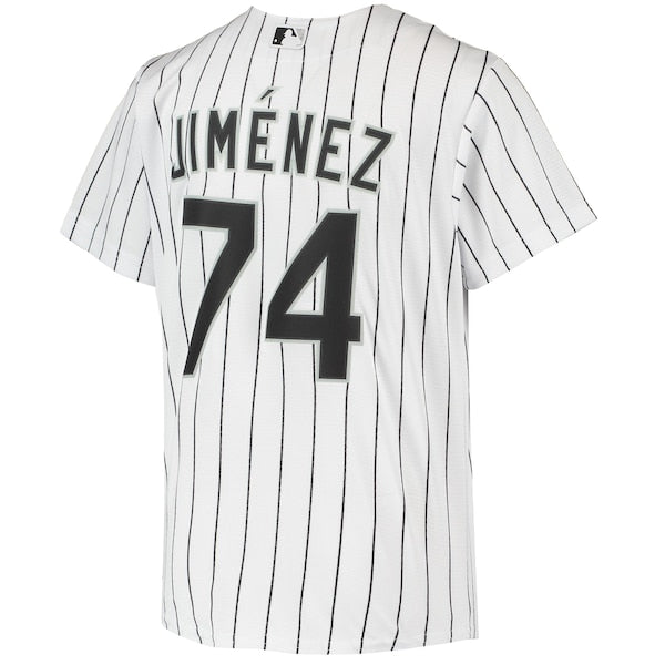 Eloy Jimenez Chicago White Sox Nike Youth Alternate Replica Player Jersey - White - Image 3