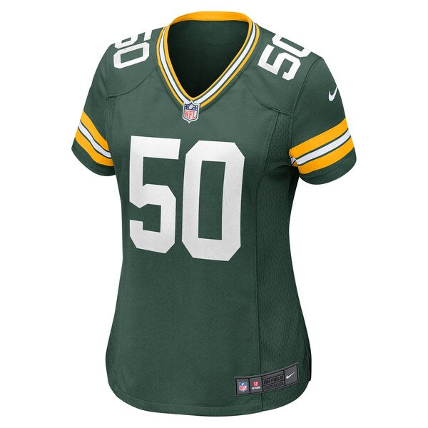 Zach Tom Green Bay Packers Nike Women's Player Game Jersey - Green - Image 2