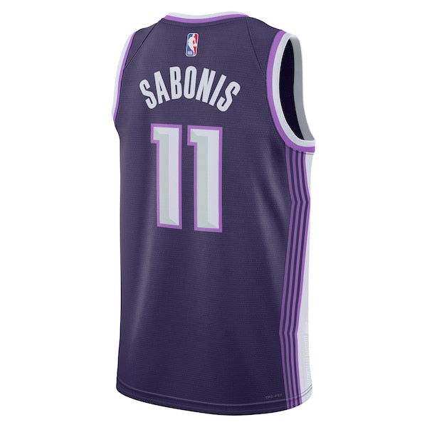 Domantas Sabonis Sacramento Kings Nike Unisex 2025/26 Swingman Jersey - Purple - City Edition - Image 3