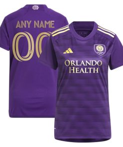 Orlando City SC adidas Women's 2024 The Wall Kit Replica Custom Jersey - Purple