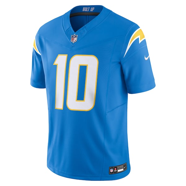 Justin Herbert Los Angeles Chargers Nike Vapor F.U.S.E. Limited Jersey - Powder Blue/Navy/Royal/White - Image 5