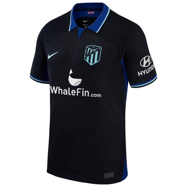 Antoine Griezmann Atletico de Madrid Nike 2022/23 Away Breathe Stadium Replica Player Jersey - Black - Image 2