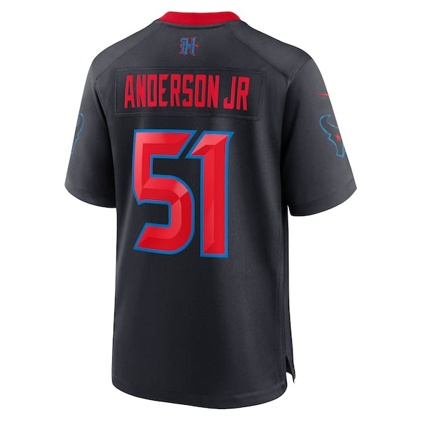 Will Anderson Jr. Houston Texans Nike 2nd Alternate Game Jersey - Navy/Red/White - Image 4