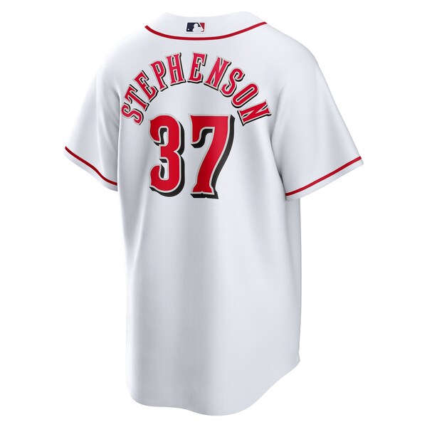Tyler Stephenson Cincinnati Reds Nike Home Replica Jersey - White - Image 3