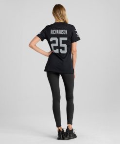 Alternative view of Decamerion Richardson Las Vegas Raiders Nike Women's  Game Jersey -  Black