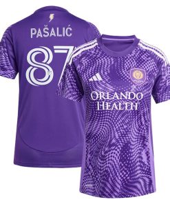Marco Pa?ali? Orlando City SC adidas Women's 2025 Perfect Storm Replica Player Jersey - Purple