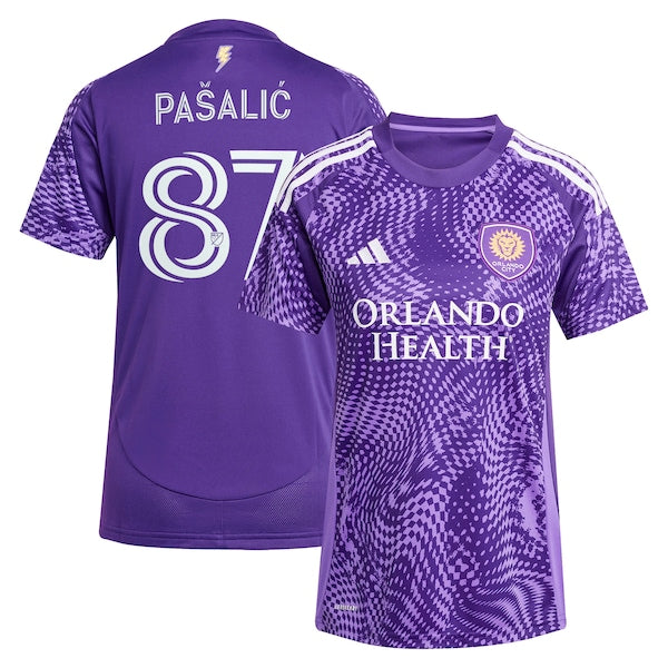 Marco Pa?ali? Orlando City SC adidas Women's 2025 Perfect Storm Replica Player Jersey - Purple
