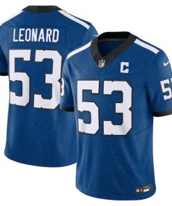 Alternative view of Shaquille Leonard Indianapolis Colts Nike Vapor F.U.S.E. Limited Jersey - Blue/Royal/White