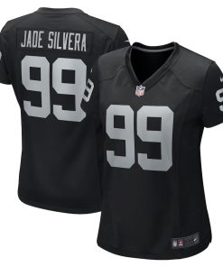 Nesta Jade Silvera Las Vegas Raiders Nike Women's Team Game Jersey -  Black