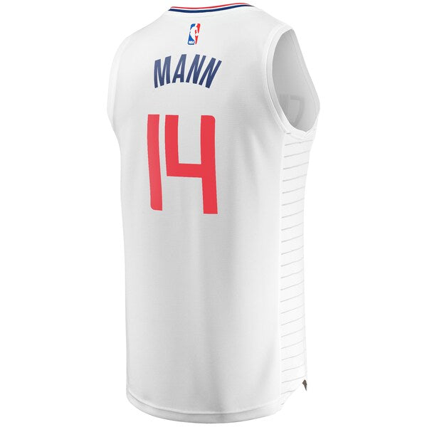 Terance Mann LA Clippers Fast Break Replica Player Jersey White - Association Edition - Image 3