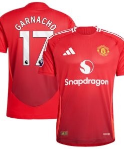 Alejandro Garnacho Manchester United 2024/25 Home Authentic Player Jersey - Red