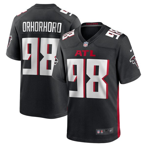 Ruke Orhorhoro Atlanta Falcons Nike Team Game Jersey - Black - Image 2