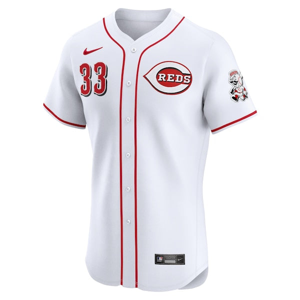 Christian Encarnacion-Strand Cincinnati Reds Nike Home Elite Player Jersey - White - Image 2
