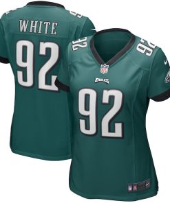 Reggie White Philadelphia Eagles Nike Women's Game Retired Player Jersey - Midnight Green