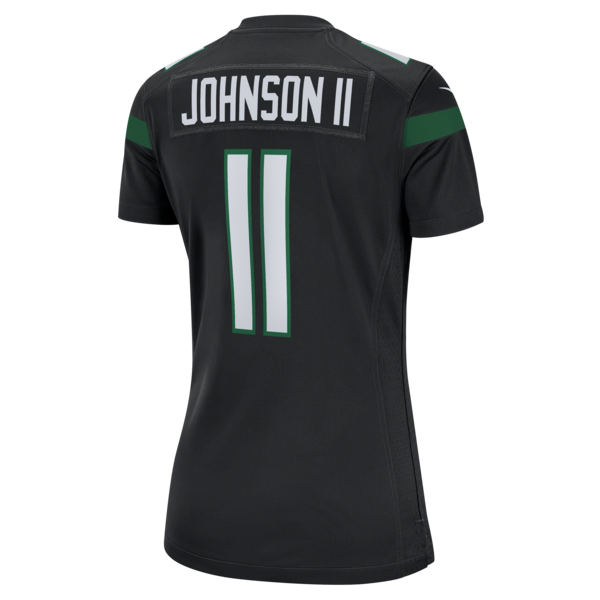 Jermaine Johnson II New York Jets Nike Women's Alternate Game Jersey - Stealth Black - Image 3